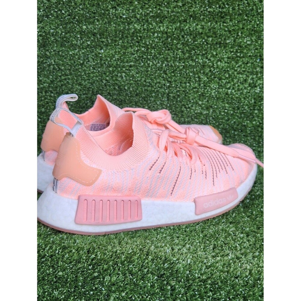 Adidas NMD-R1 Boost Women's Athletic Running/Walking Primeknit Peach Size 6 - Picture 8 of 14